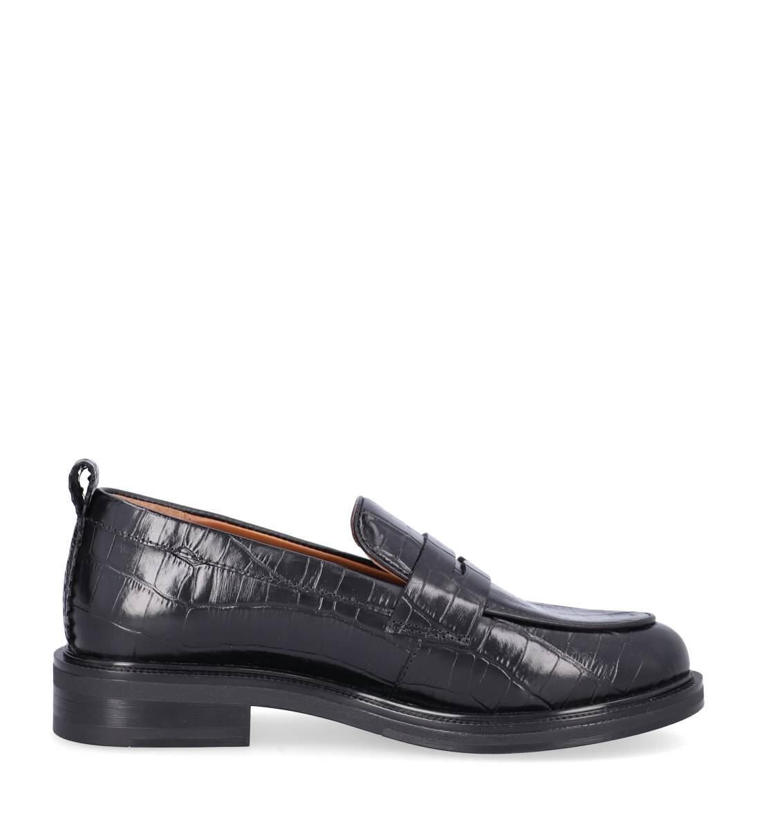 Loafers - Black Croco Croco 20